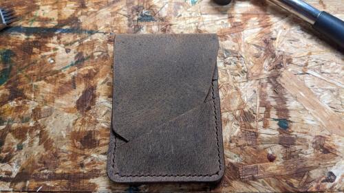 Slim Tuck leather wallet buffalo