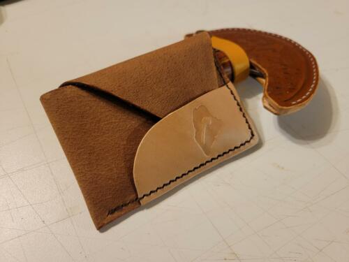 Slimpocket handmade leather wallet