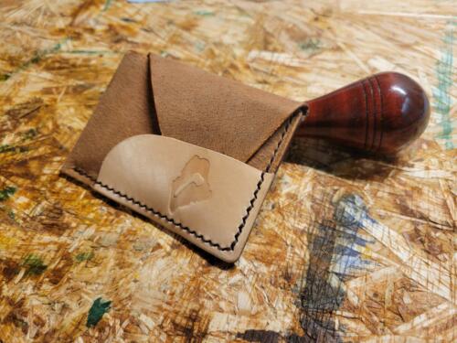 Slimpocket handmade leather wallet